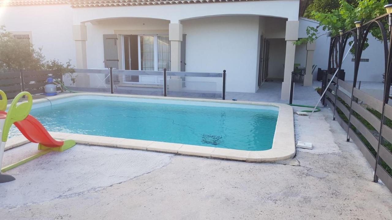 Charmante Maison Climatisee Vedene - Avignon Avec Piscine Екстер'єр фото