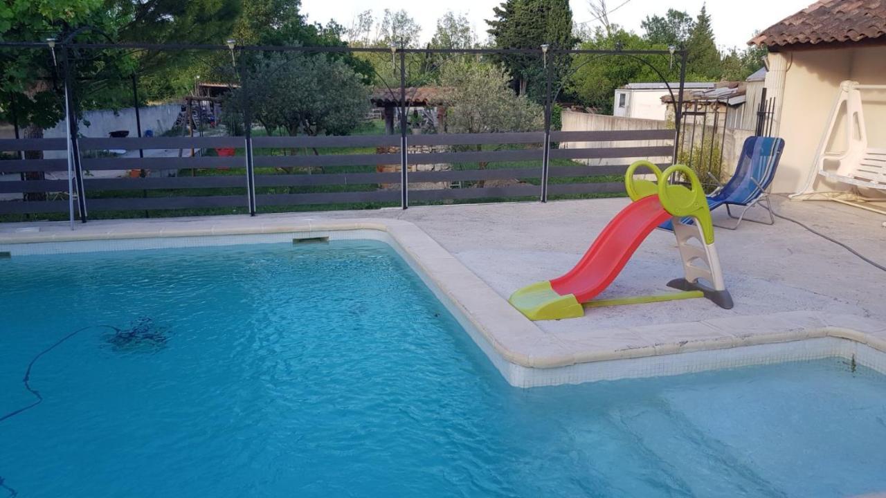 Charmante Maison Climatisee Vedene - Avignon Avec Piscine Екстер'єр фото